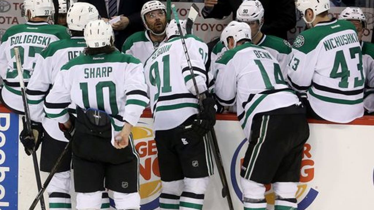 Seguin scores twice, Stars beat Jets 5-3